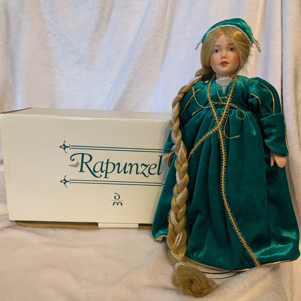 Porcelain Rapunzel Doll